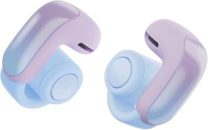 True Wireless Open Ear Clip On Earbuds with Open Audio Awareness Comfortable Fit Immersive Sound 48H Playtime Limited Edition Lilac (Purple) - color: Purple