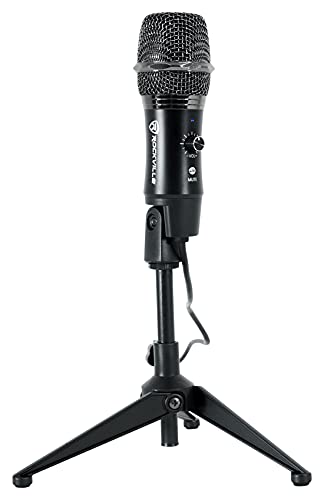 Rockville A-Stream Live Streaming USB Microphone with Gain and Mute Control