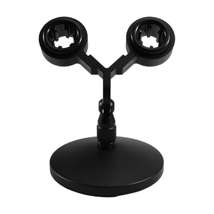 Universal Dual Microphone Kit with Twin Support Stand and Shock Mount for Recording Studios