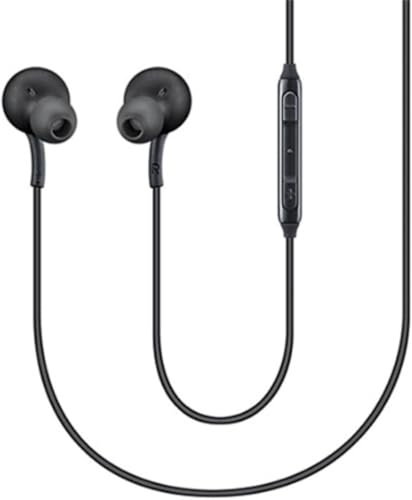 AKG USB-C Wired Earbuds with Microphone, in-Ear Headphones with Volume Control, 3ft Braided Cable, Compatible with Galaxy S24 Ultra, S24+, S24, S23, iPhone 15