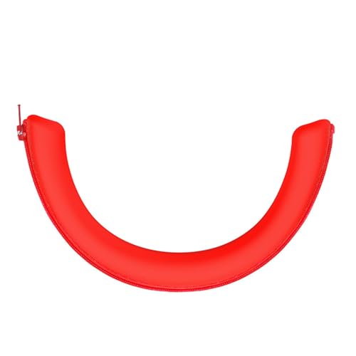 Silicone Headphones Headband Covers Replacement Headband Sleeve with Zippers for WH1000XM6 Headsets Silicone Headphone Cushion - color: Red