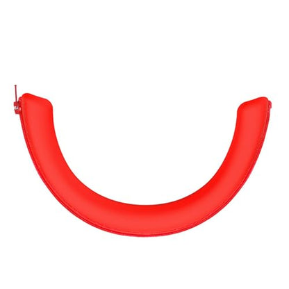 Silicone Headphones Headband Covers Replacement Headband Sleeve with Zippers for WH1000XM6 Headsets Silicone Headphone Cushion - color: Red