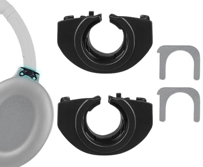 SOULWIT Hinge Swivel Replacement for Sony WH-1000XM4 Headphones, Left & Right Rotation Joint Pivot Repair Parts Accessories for WH1000XM4 - Black