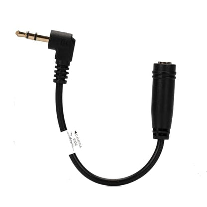 JJC 3.5mm to 2.5mm Shutter Remote Cable for Fuji X-E5 X-M5 X-T50 GFX100RF | 3.5mm TRS Male to 2.5mm Female, for Fujifilm XE5 XM5 XT50 GFX 100S II GFX100 II Cameras, Allows to Connect Fuji RR-100 Remote - size: 3.5mm Male to 2.5mm Female