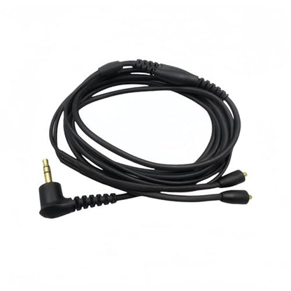 Replacement EAC64BK 64 -Inch Detachable Earphone Cable for Shure SE215, SE315, SE425 SE535 and SE846 Earphones (Black) - color: Black