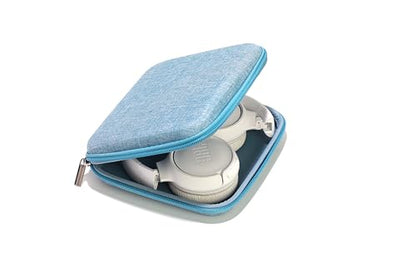 Ginsco Ultra-Slim Case Compatible with JBL Tune 510BT Bluetooth Headphones, with JBL Tune 520BT/670NC Live 460NC, Wireless On-Ear Headphones, Travel Carrying Headphone Case (Light Blue) - color: Light Blue