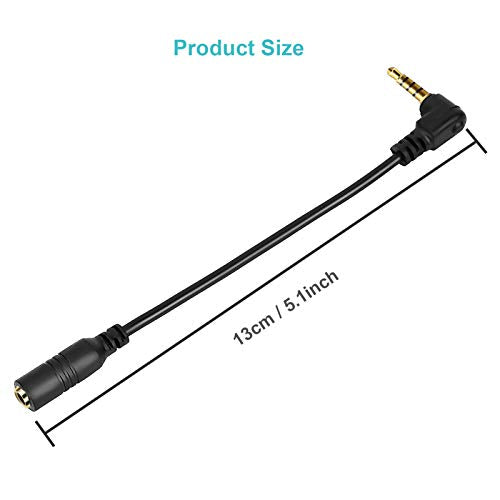 TRS to TRRS Converter Adapter Cable, TRS to TRRS Adapter, Male Female 3.5mm Earphone Headphone Microphone Converter Adapter Cable Line for Smartphone | Earphone microphone converter cable for smartphone, audio adapter line