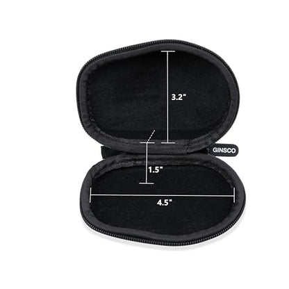 Ginsco Hard Travel Case Compatible with Logitech M720 Triathlon/M705 Marathon/M510/M550/M330/M317/M196/M185 Wireless Mouse, Universal Hard Shell Storage Case (Black, M) (Pack of 3) - color: Black, size: M (Pack of 3)