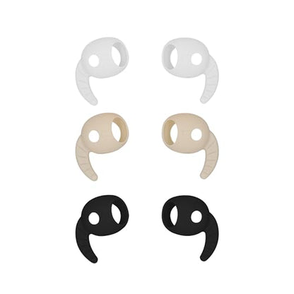 kwmobile Earbud Hooks Compatible with Samsung Galaxy Buds 3 FE - Set of 6X Earphone Holders for Running - Multicolor