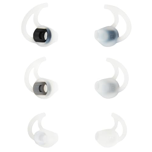 Silicone Earbud Replacement Tips Earbud Covers Compatible with Bose SoundSport Freestyle IE2 IE3 Headphone Ear Tips Rubber Tips 3 Pairs S M L - size: SML