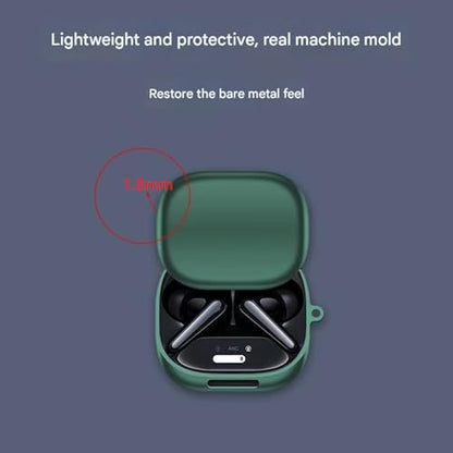 Lightweighted Silicone Shell Case for Headsets Charging Box Cover Charging and Full Body Protections Shockproof Case for Headsets - color: Black