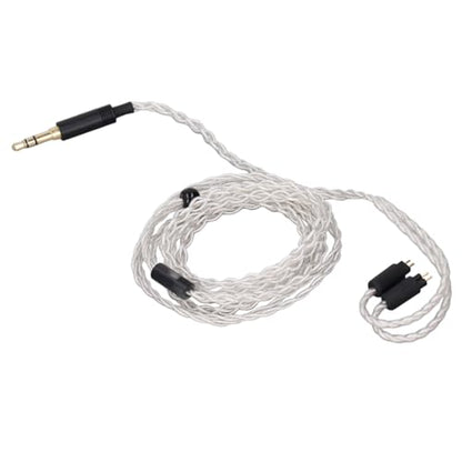 ZJchao Premium Detachable 3 5mm to 0 78mm 2 Pin IEM Cable 1 2m Silver Plated Copper Wire for QDC TFZ Custom in Ear Monitors Enhanced Clarity Design