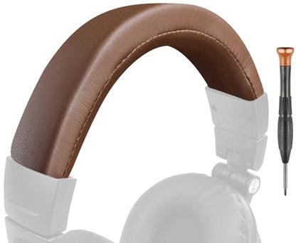 SOULWIT Headband for ATH M50X - Coffee | for Audio Technica M50, M50X, M50XWH, M50XBT, M50XBT2, M50S/LE Headphones - color: Coffee