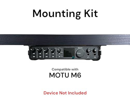Desk Mount Kit for Motu M6 - Under Desk Mounting Brackets, Reverible - Secure Mounting Accessories
