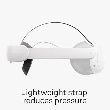 Meta Quest Elite Strap with Battery — Works with Meta Quest 3/3S — Up to 2 Extra Hours Playtime — Premium Comfort and Weight Distribution — Adjustable, Ergonomic Fit - style: Elite Strap with Battery