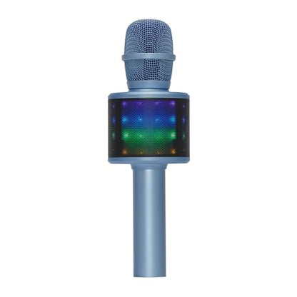 Wireless Bluetooth Karaoke Microphone with Built-in Speakers + HD Recording, Portable Handheld Mic | Blue