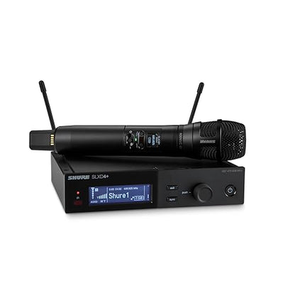 Shure SLXD24+/58 Handheld Wireless System - SLXD4+ Receiver, SLXD2+ Handheld Transmitter with Nexadyne 8/C Capsule, Bluetooth Monitoring, G57 Band - style: Nexadyne 8/C Capsule