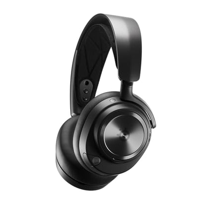 SteelSeries Arctis Nova Pro Wireless Multi-System Gaming Headset — Neodymium Magnetic Drivers — Active Noise Cancellation — 2 Battery System — ClearCast Gen 2 Mic — PC, PS5, PS4, Switch, Mobile - color: Black, style: PC