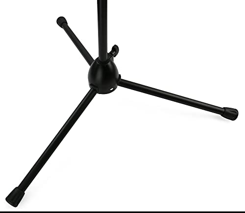 Gearlux Heavy-Duty Telescopic Boom Microphone Stand with Tripod Base and Adjustable Height up to 60 Inches - 1 Pack - color: 1-Pack, size: Tripod Base