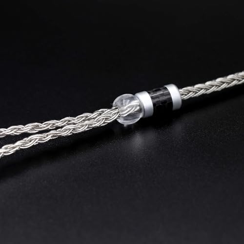 Linsoul Tripowin Zonie 16 Core SilverPlated IEM Cable, Recessed 2pin, 3.5mm - color: Grey
