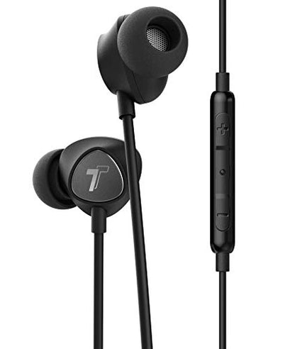 Thore iPhone Earphones (Apple MFi Certified) V110 in Ear Braided Wired Lightning Earbuds (Sweat/Water Resistant) Headphones with Mic/Volume Remote for iPhone 14/13/12/11/Pro Max - Black - color: Black
