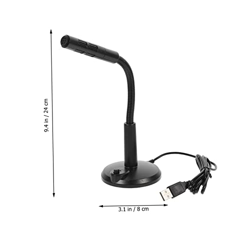 USB Microphone Base for Laptop and Desktop for Gaming Streaming and Voice Chat Compact Design Easy to Use No Drivers Required