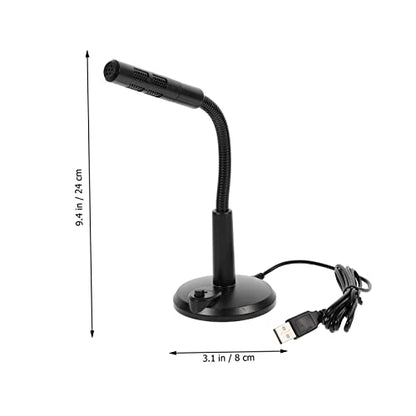 USB Microphone Base for Laptop and Desktop for Gaming Streaming and Voice Chat Compact Design Easy to Use No Drivers Required