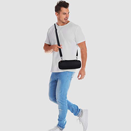Comecase Hard Travel Case for JBL Charge 4/ Charge 5 Waterproof Bluetooth Speaker. Carrying Storage Bag Fits Charger and USB Cable (Case Only) - Black - color: Inside Black