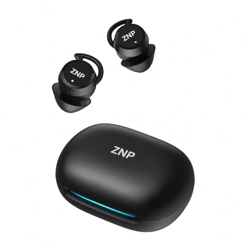 MS217 AI Translation Earbuds Real Time, 165 Languages Translator, Wireless Sleep Earbuds Mini Invisible Design, Noise Blocking in-Ear Earphones for Side Sleepers, Clear Calls, Travel & Work