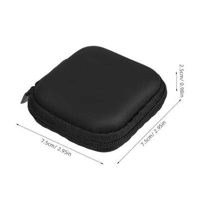 Homoyoyo Headphone Case Earphone Protective Case ﻿ USB Cable Pouch Mini Carrying Bag for Headphones Earbuds Travel Storage Case