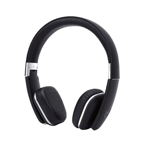 Dpofirs Wireless Over Ear Headphones 6.0 | Adjustable Lightweight Headset with Immersive Stereo Sound and Comfortable Earcups for Travel Home Office (Black) - color: Black