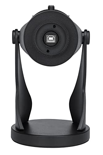 SAMSON G-Track Pro Professional USB Condenser Microphone with Audio Interface | 24-bit/96kHz USB microphone with instrument input and mixer for musicians, podcasters and streamers - color: Black