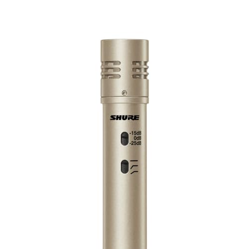 Shure KSM137/SL Stereo Pair with (2) KSM137, (2) Foam Windscreens, A27M Stereo Microphone Adapter and Carrying Case - size: Pair