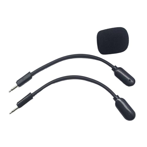Gaming Boom Microphone Replacement for Headsets with Noise Cancellation Detachable 2.5mm Game Boom Mic, Shown