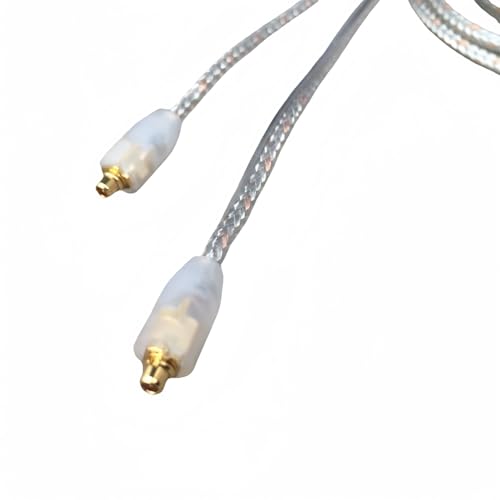 Replacement EAC64CL 64 -Inch Detachable Earphone Cable for Shure SE215, SE315, SE425 SE535 and SE846 Earphones (Clear) - color: Clear