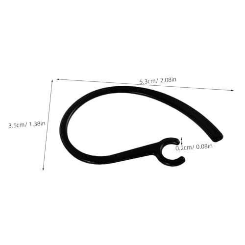 Toyvian 10pcs Slip Sports Earbuds Tips Silicone Ear Tips Comfortable Ear Hook Earbud Holder Drop Earhooks Accessories Portable Design for Running Gym Travel