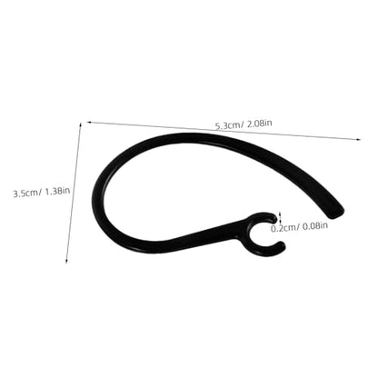 Toyvian 10pcs Slip Sports Earbuds Tips Silicone Ear Tips Comfortable Ear Hook Earbud Holder Drop Earhooks Accessories Portable Design for Running Gym Travel