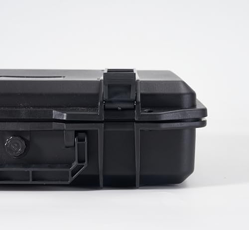 Wireless Microphone Carrying Storage Case Compatible with JBL Wireless Two Microphone System, for JBL PartyBox Wireless Mic, Portable Waterproof Protective Hard Case,Customizable Pre-Diced Foam