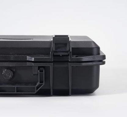Wireless Microphone Carrying Storage Case Compatible with JBL Wireless Two Microphone System, for JBL PartyBox Wireless Mic, Portable Waterproof Protective Hard Case,Customizable Pre-Diced Foam
