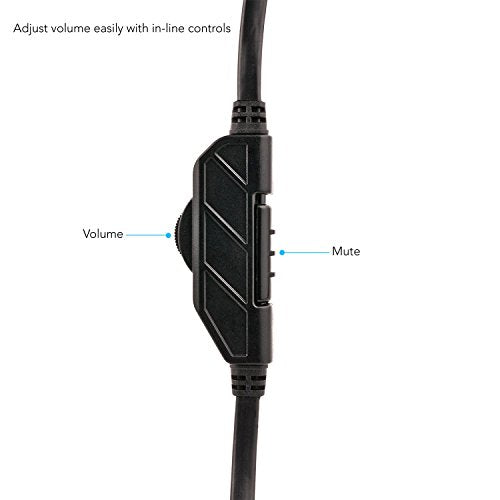 PDP Gaming LVL1 Wired Chat Headset With Noise Cancelling Microphone: Black - Xbox One - color: Black, style: Xbox One