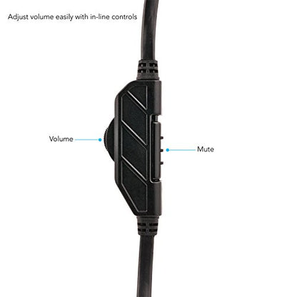 PDP Gaming LVL1 Wired Chat Headset With Noise Cancelling Microphone: Black - Xbox One - color: Black, style: Xbox One