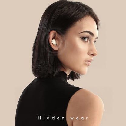 Xmenha T10 Mini Invisible Wireless Bluetooth Earbuds for Small Ears, Black - color: Black