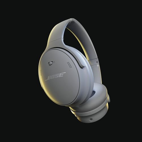 Bose QuietComfort Headphones - Wireless Bluetooth Headphones, Active Over Ear Noise Cancelling and Mic, USB-C Charging, Deep Bass, Up to 24 Hours of Playtime, Moonlight Grey - Limited Edition Color - color: Moonlight Grey