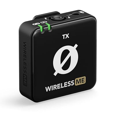 RØDE Wireless ME Dual Set Ultra-Compact Wireless Microphone System with Built-in Microphones, GainAssist Technology and 100m Range for Filmmaking, Interviews and Content Creation (Black) - style: WIME Dual