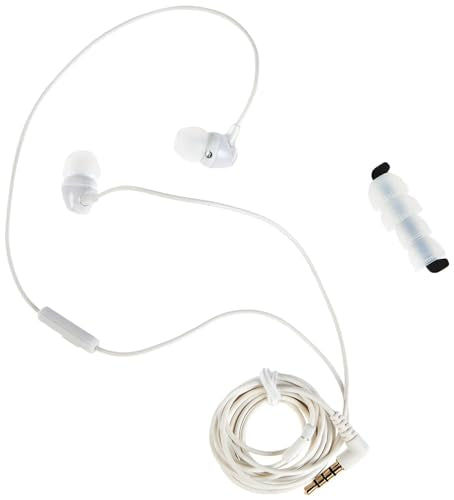 Sony MDREX15AP in-Ear Earbud Headphones with Mic, White - color: White, style: 3.5mm Aux, Mic
