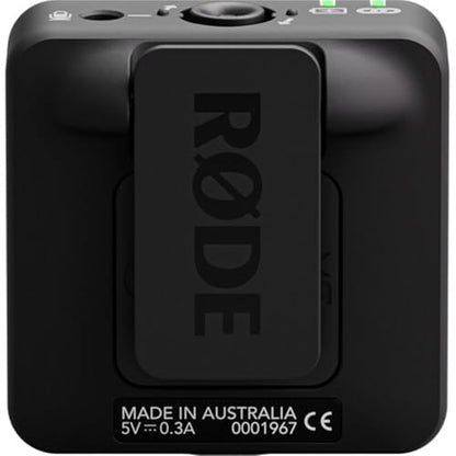 RØDE Wireless ME Dual Set Ultra-Compact Wireless Microphone System with Built-in Microphones, GainAssist Technology and 100m Range for Filmmaking, Interviews and Content Creation (Black) - style: WIME Dual