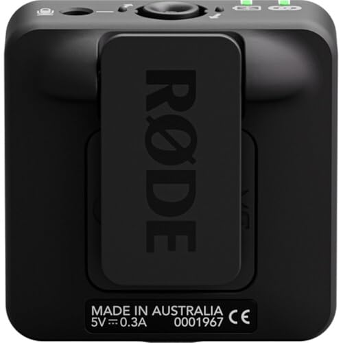 RØDE Wireless ME Dual Set Ultra-Compact Wireless Microphone System with Built-in Microphones, GainAssist Technology and 100m Range for Filmmaking, Interviews and Content Creation (Black) - style: WIME Dual