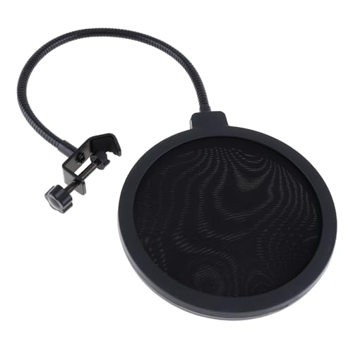 3 in 1 Microphone Windscreen Pop Filter Set Compatible with Blue Yeti,Yet-i Pro,Yet-i Nano Mic Windscreen Foam Cover Furry Dead Cat Dual Layered Noise Reduction Windshield