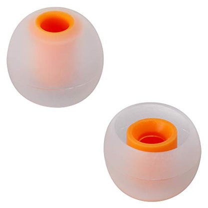 Earbud Tips Soft Silicone Earbuds Replacement Tips Fit for in-Ear Headphones(Inner Hole from 3.8mm -4.2mm Earphones) 9 Pairs S/M/L
