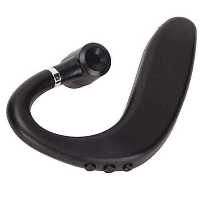 Dpofirs Bluetooth 5.2 Single Ear Headset Ultralight Hands Free Business Earphone with Dual Noise Reduction, Ergonomic Ear Hook, 25H Talk Time, IPX6 for Sport Driving Office
